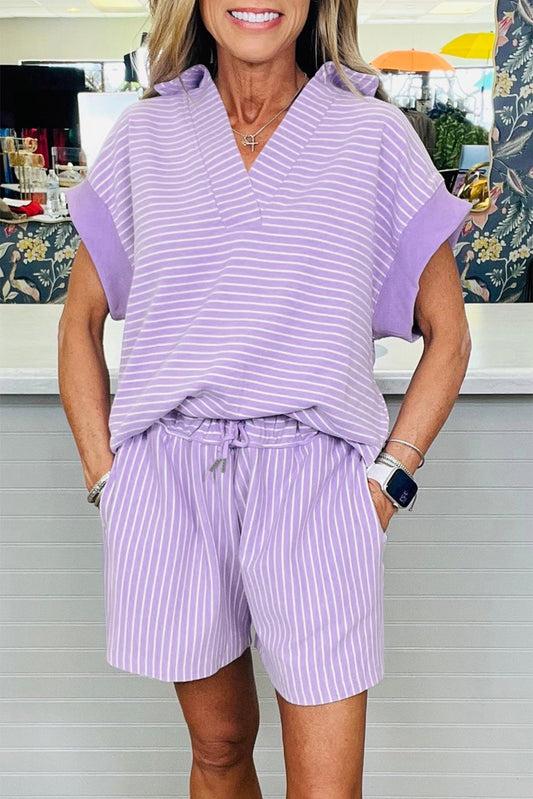 Purple Stripe Set