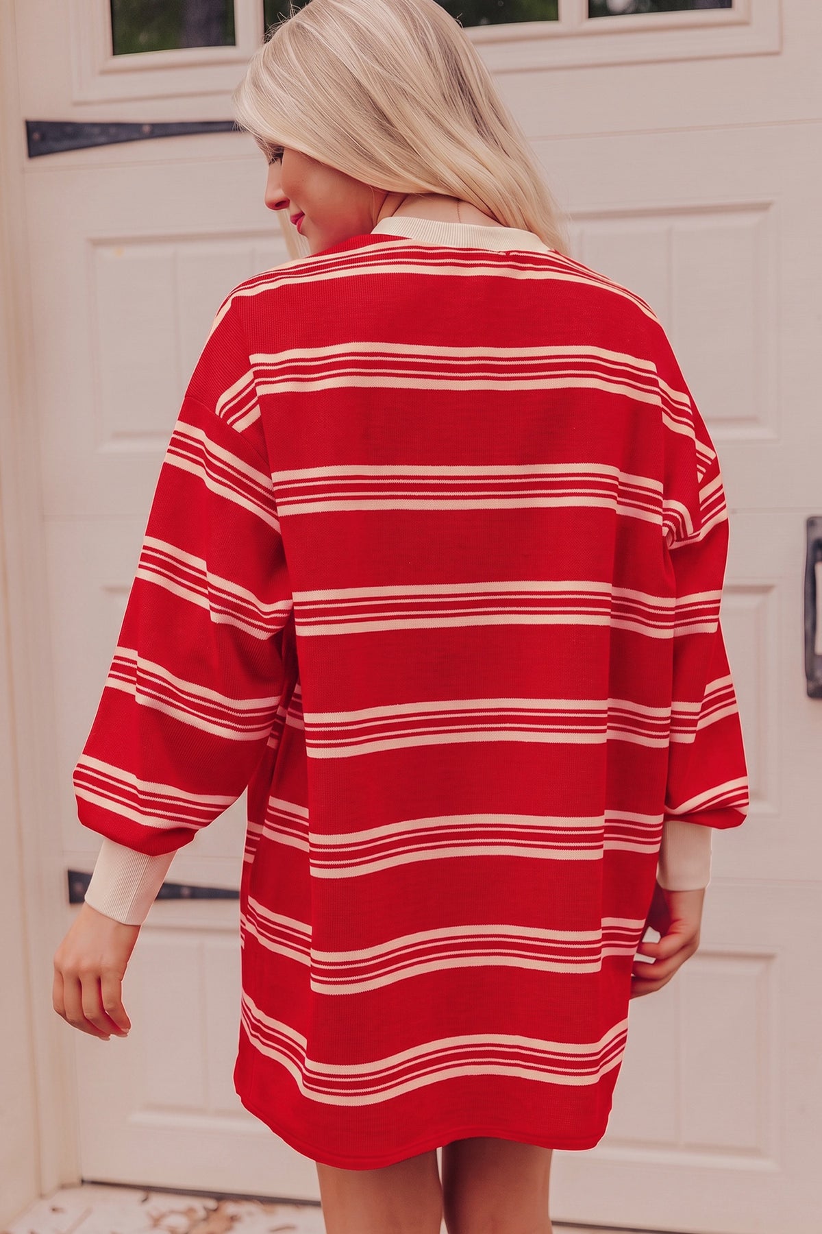 Red Stripe Dress