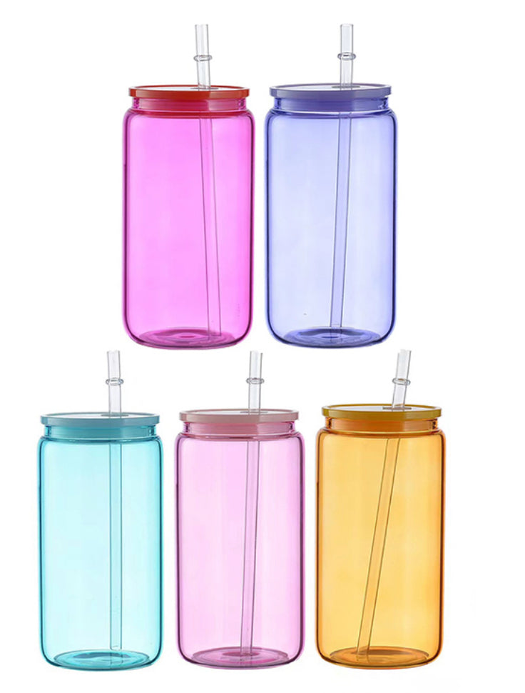 16oz Colored Glass (pick wrap live)