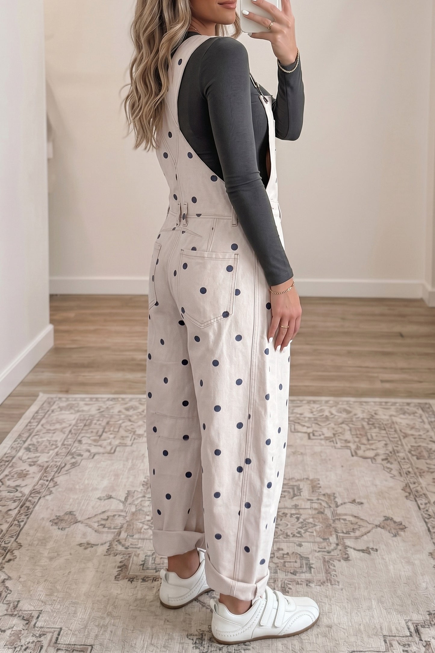 Jet Stream Polka Dot overall