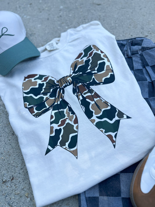 Camo Coquette Tee