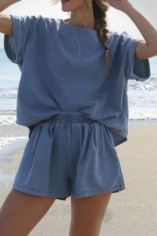 Chela Denim Set