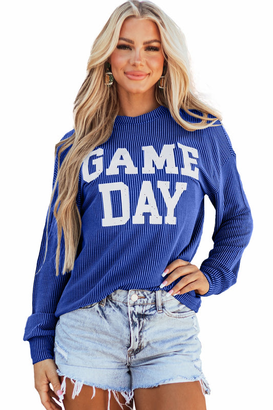 Game Day Corded in Blue
