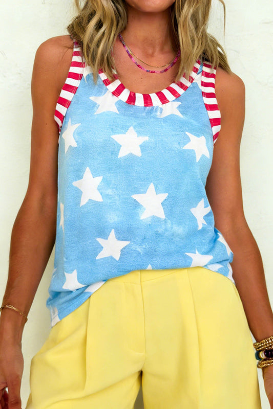 Sky Blue Star Tank