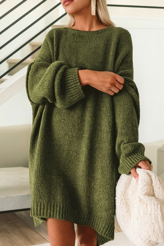 Oversized Drop Shoulder Dress