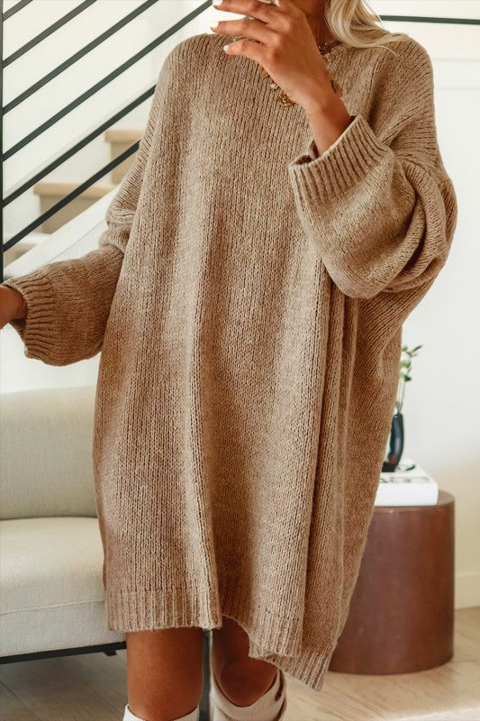 Oversized Drop Shoulder Dress