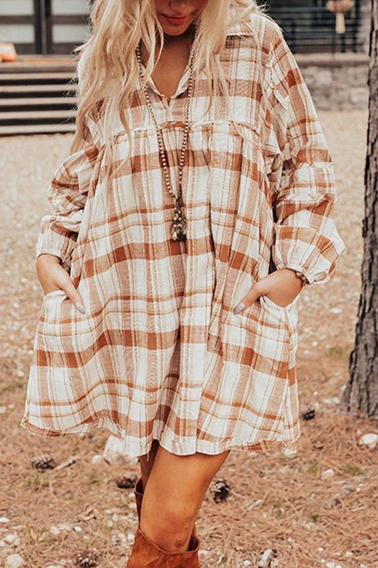 Plaid Days Dress