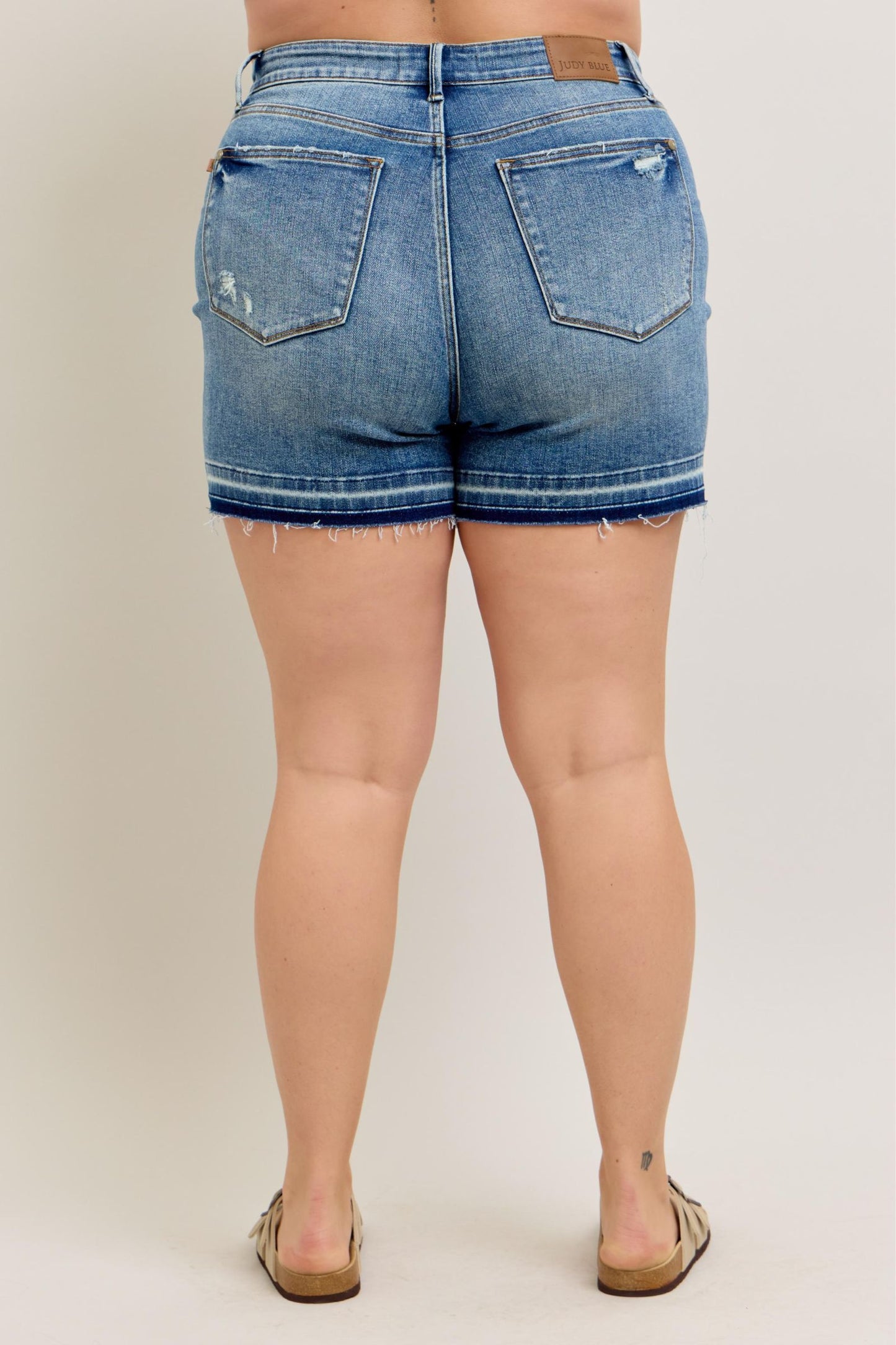 Bethany Judy Blue Shorts
