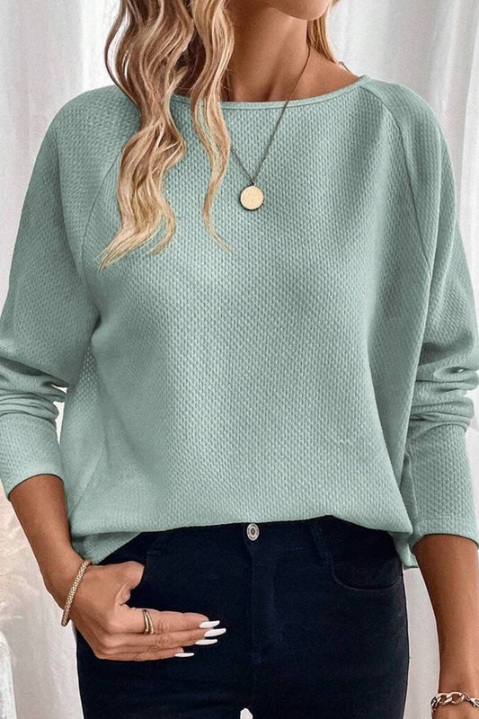 Moonlight Jade Textured Top