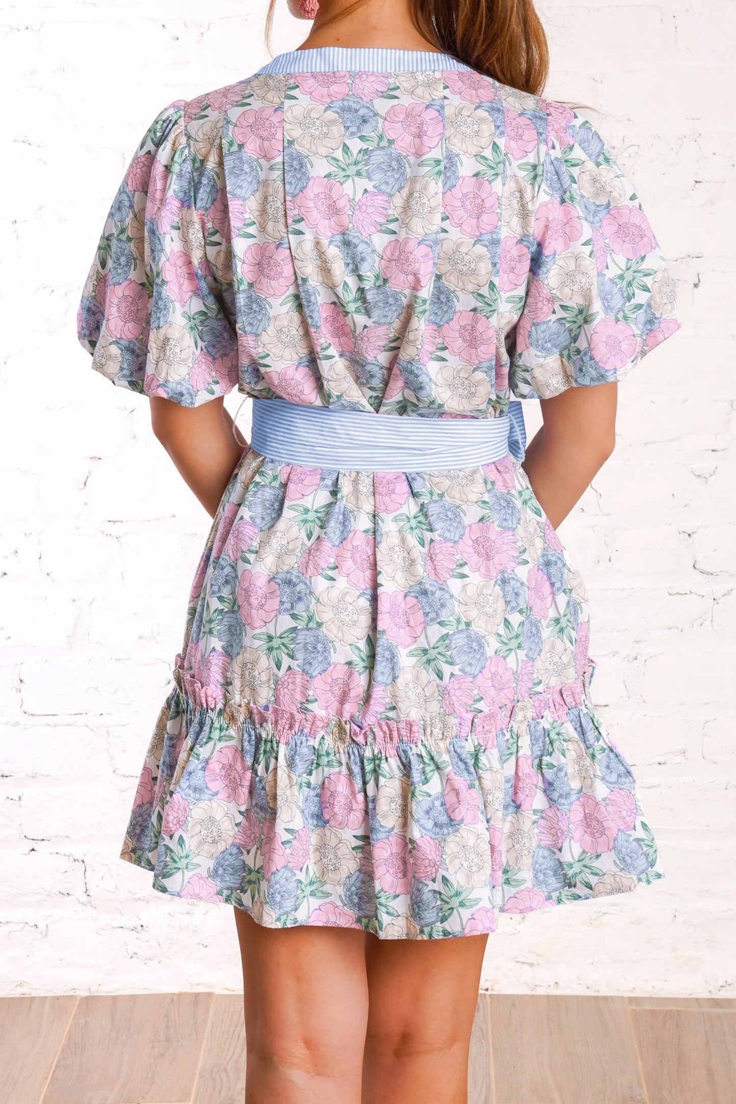 White Floral Dress
