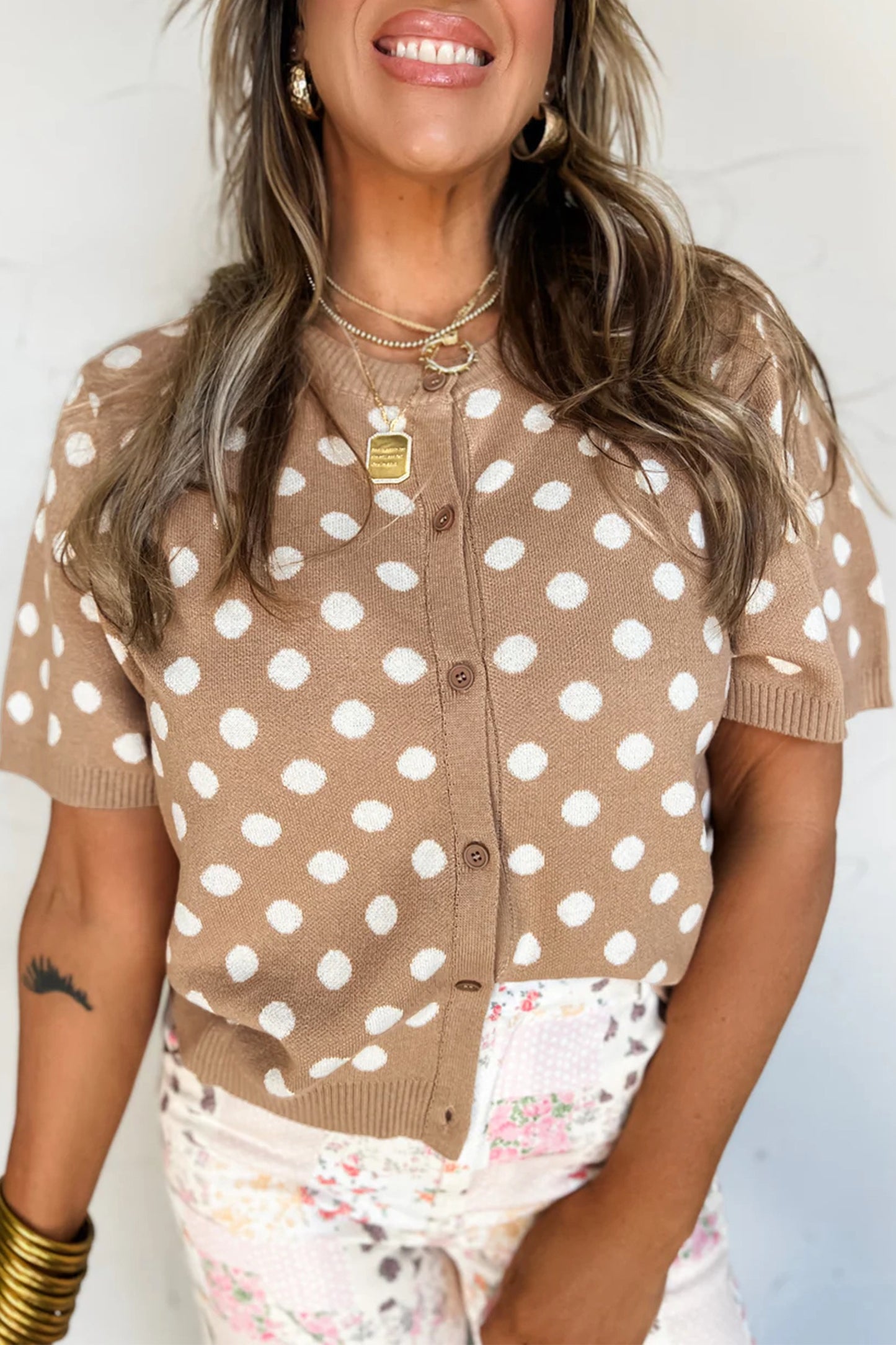 Polka Dot Cardigan