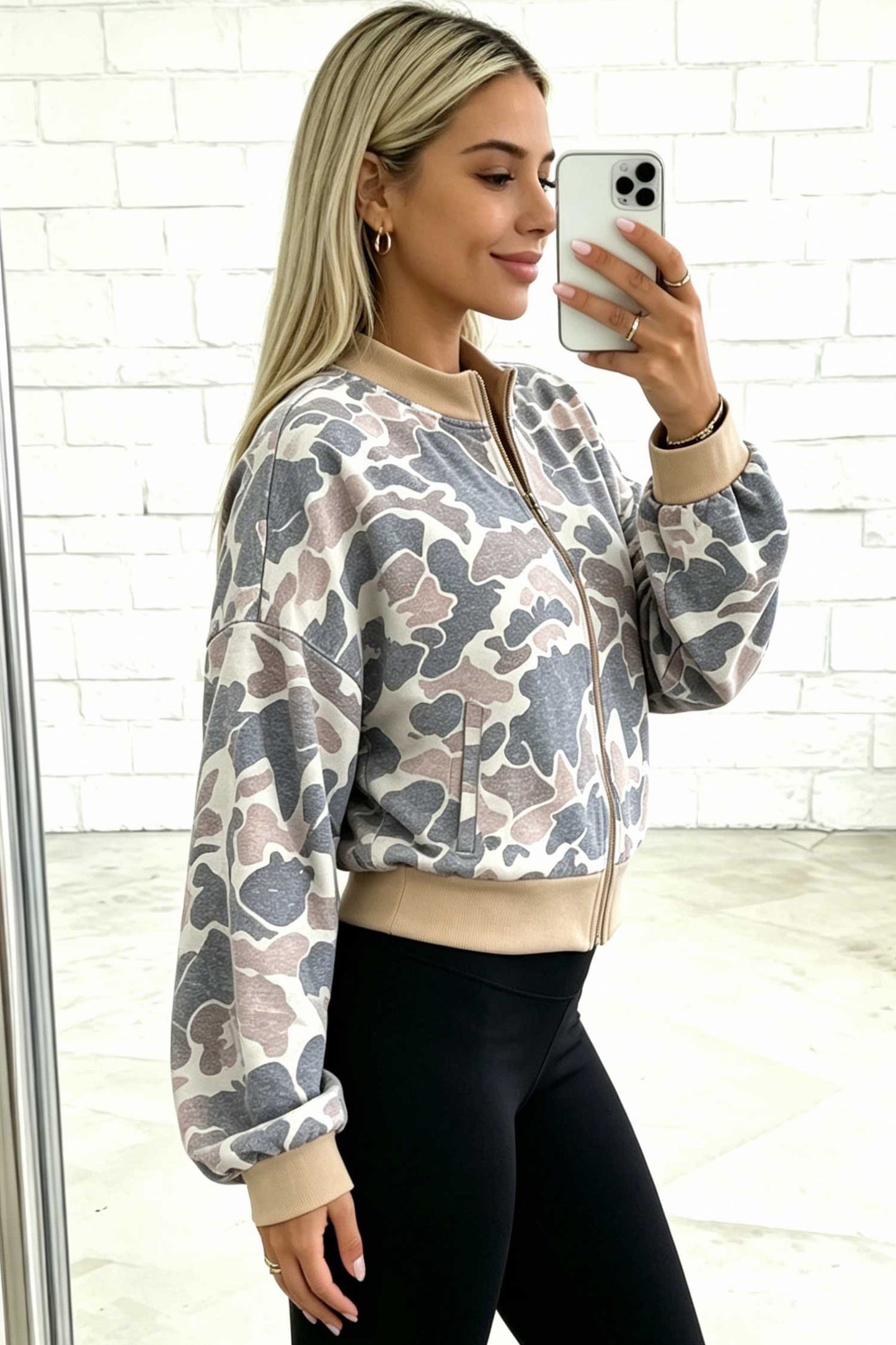 Camo Bomber Jacket