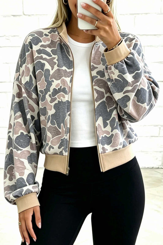Camo Bomber Jacket