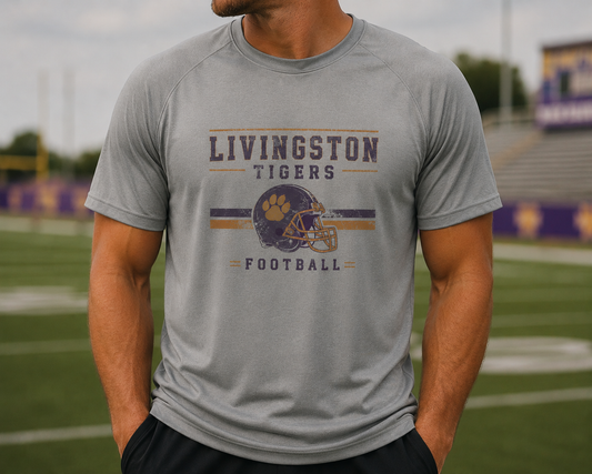 Livingston Tigers Vintage Dryfit
