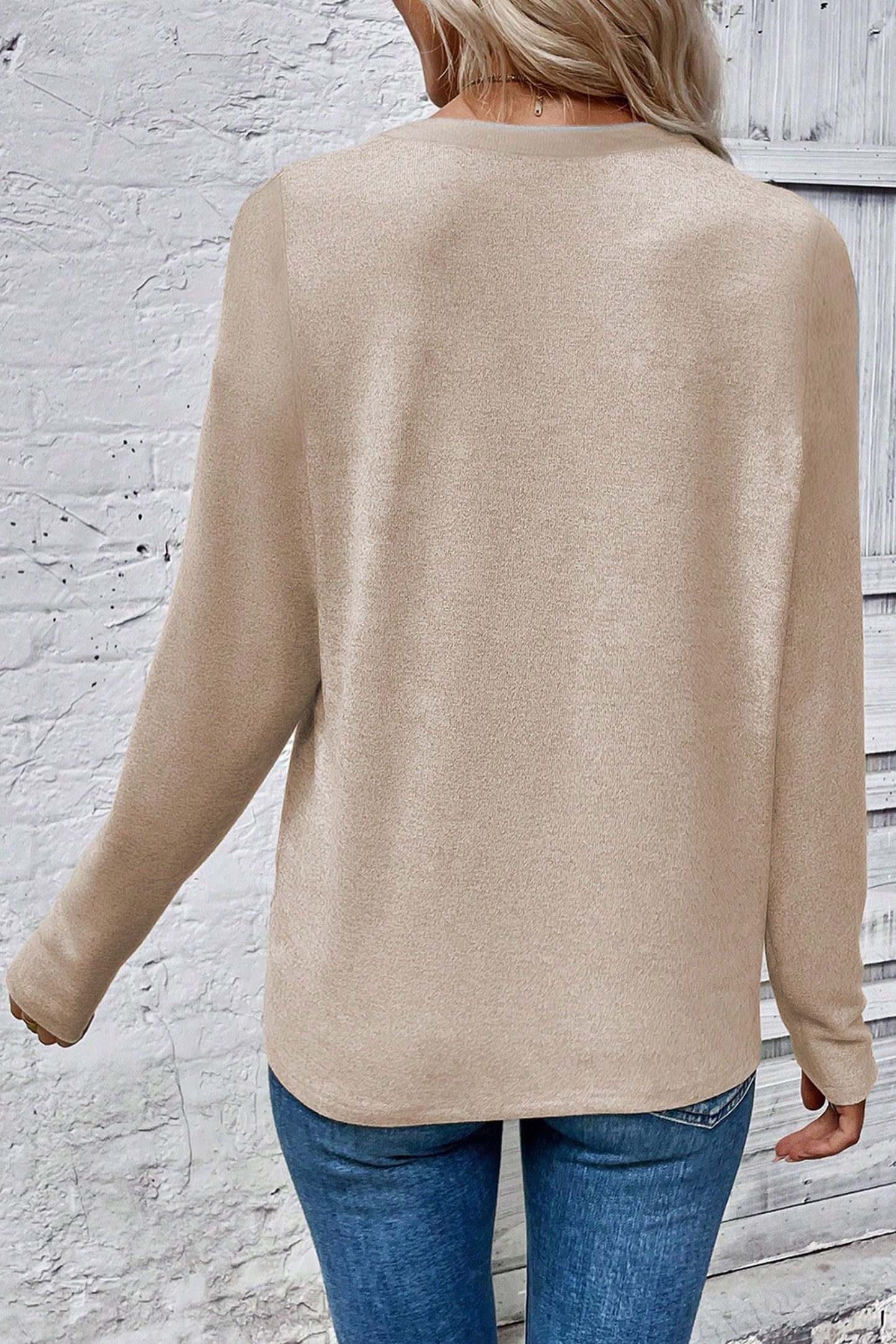 Beige leopard top