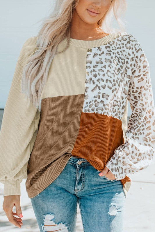 Leo Color Block Top