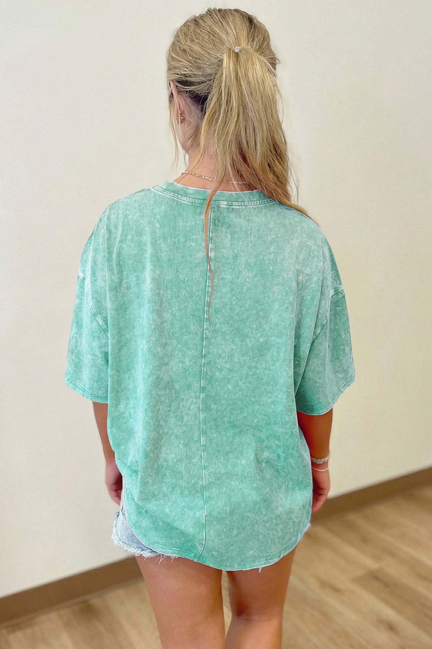 Aqua mineral Wash Tee