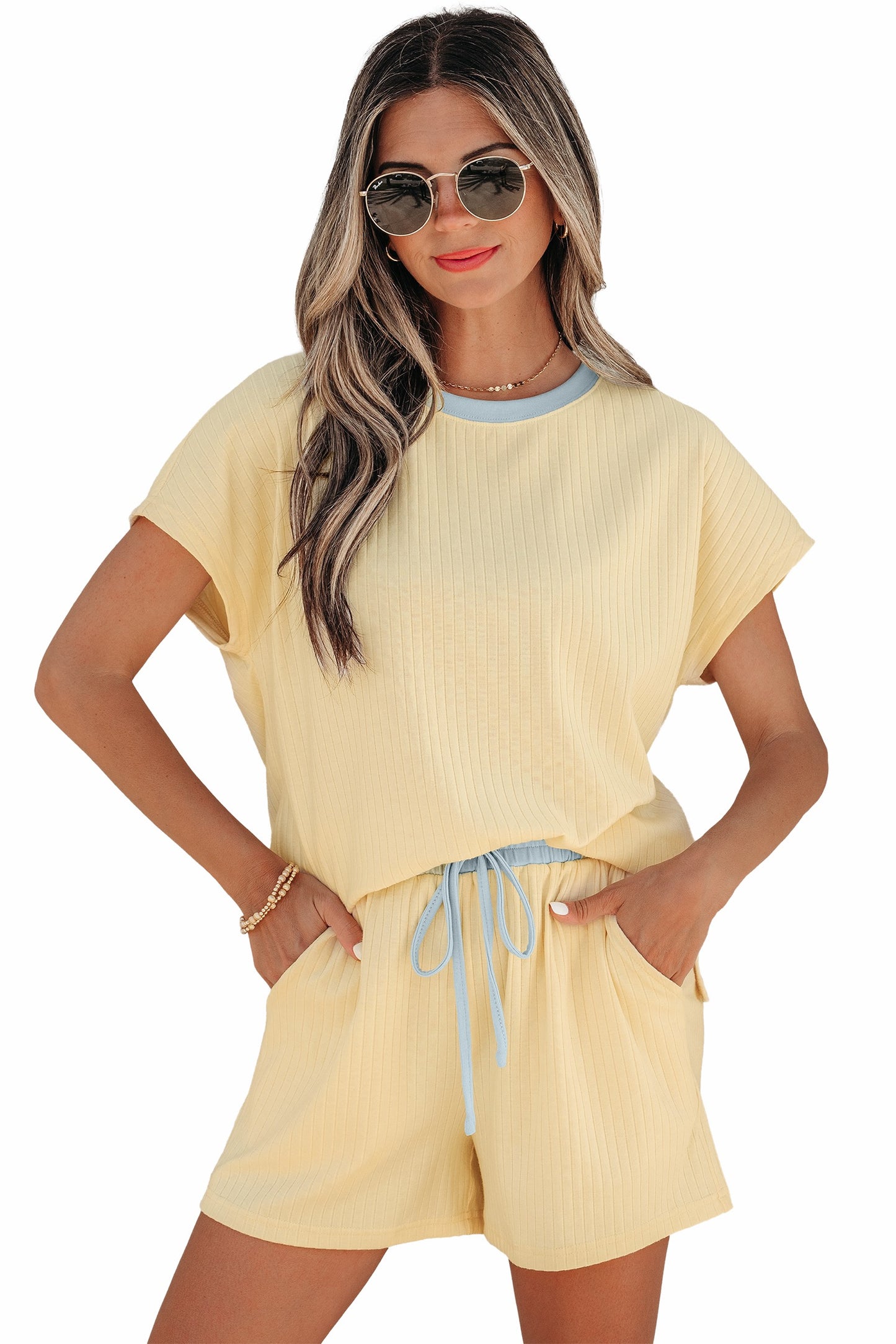 Yellow Cream  Contrast Set