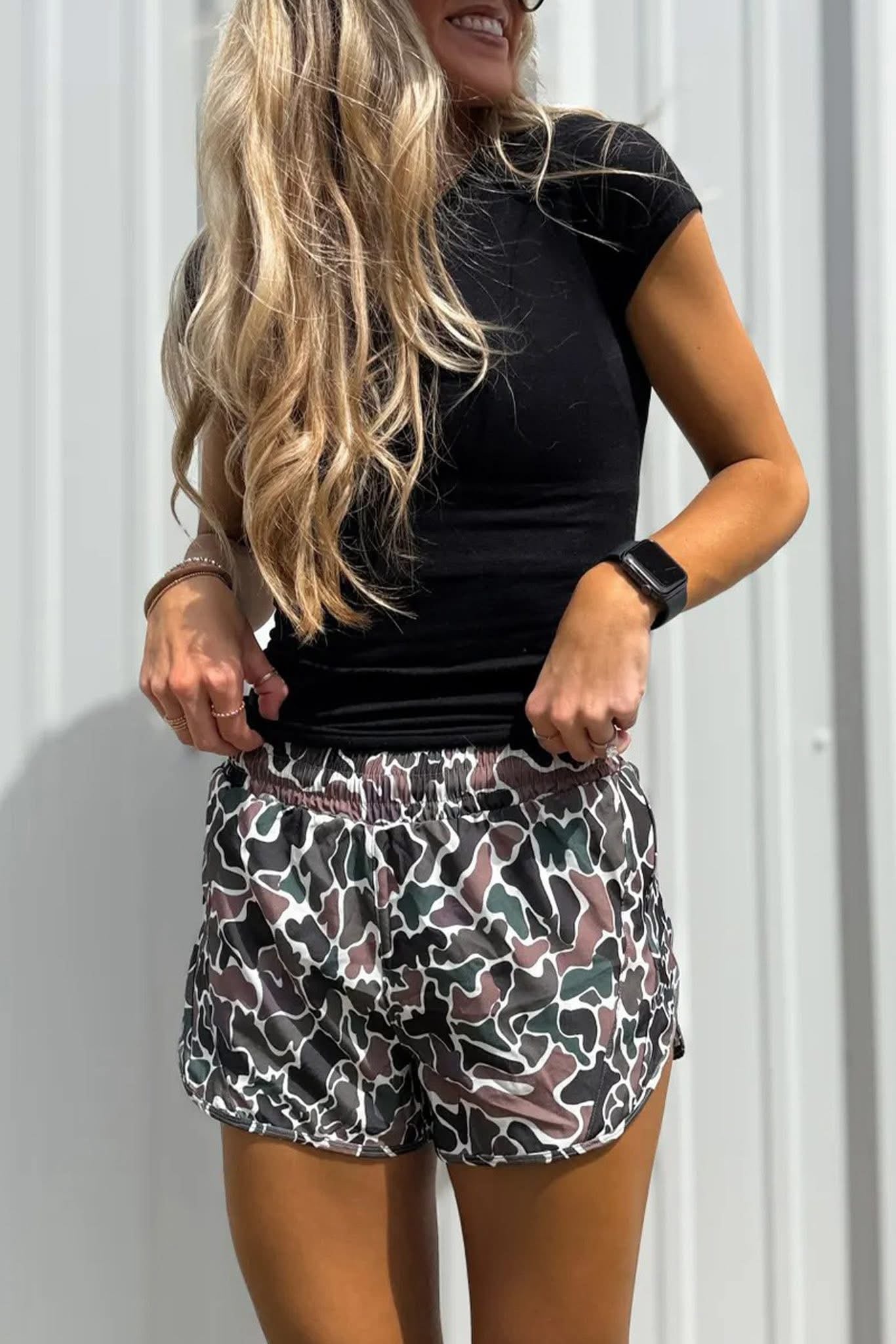 Camo lined Shorts