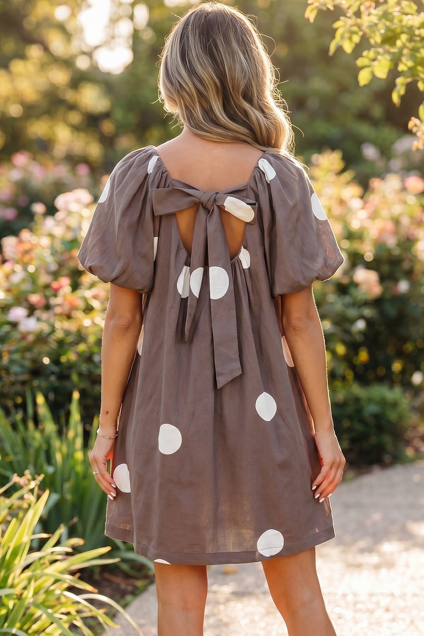 Polka Dot knot Dress