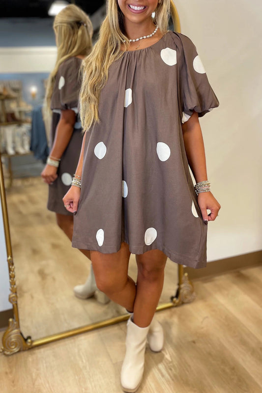 Polka Dot knot Dress