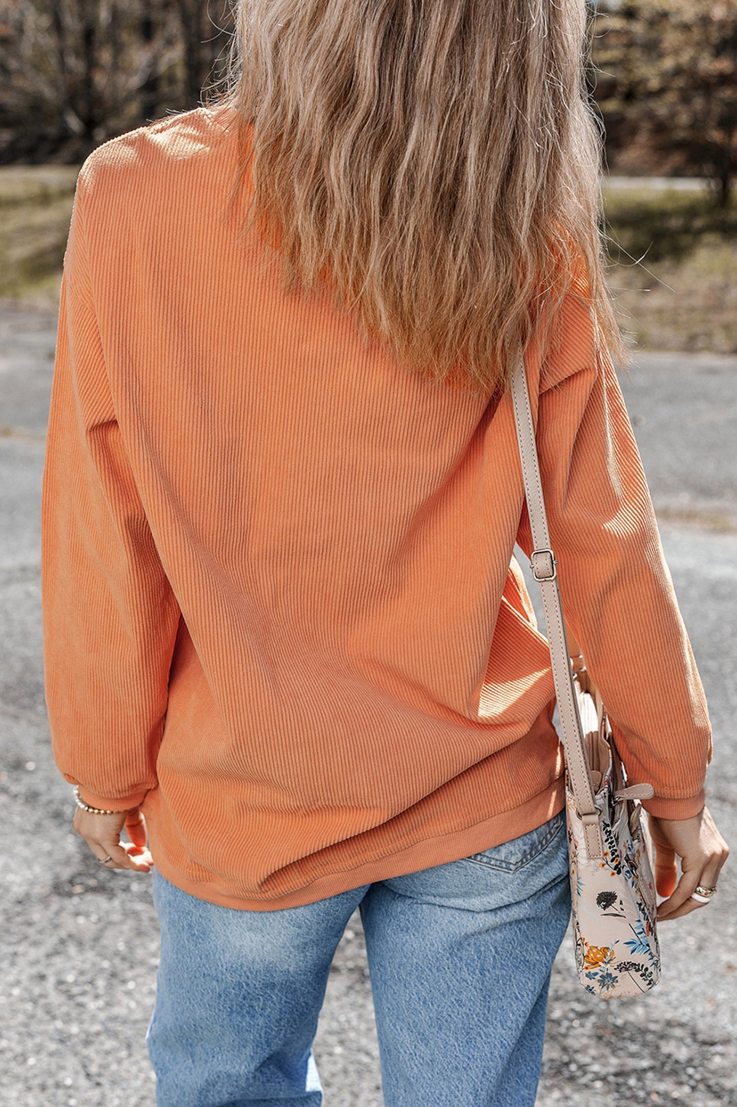 Boo Corded Sweatshirt