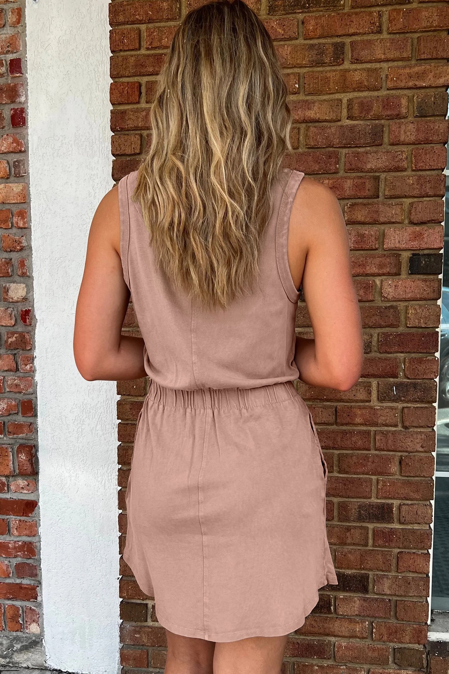 Smoke Mineral Wash Dress