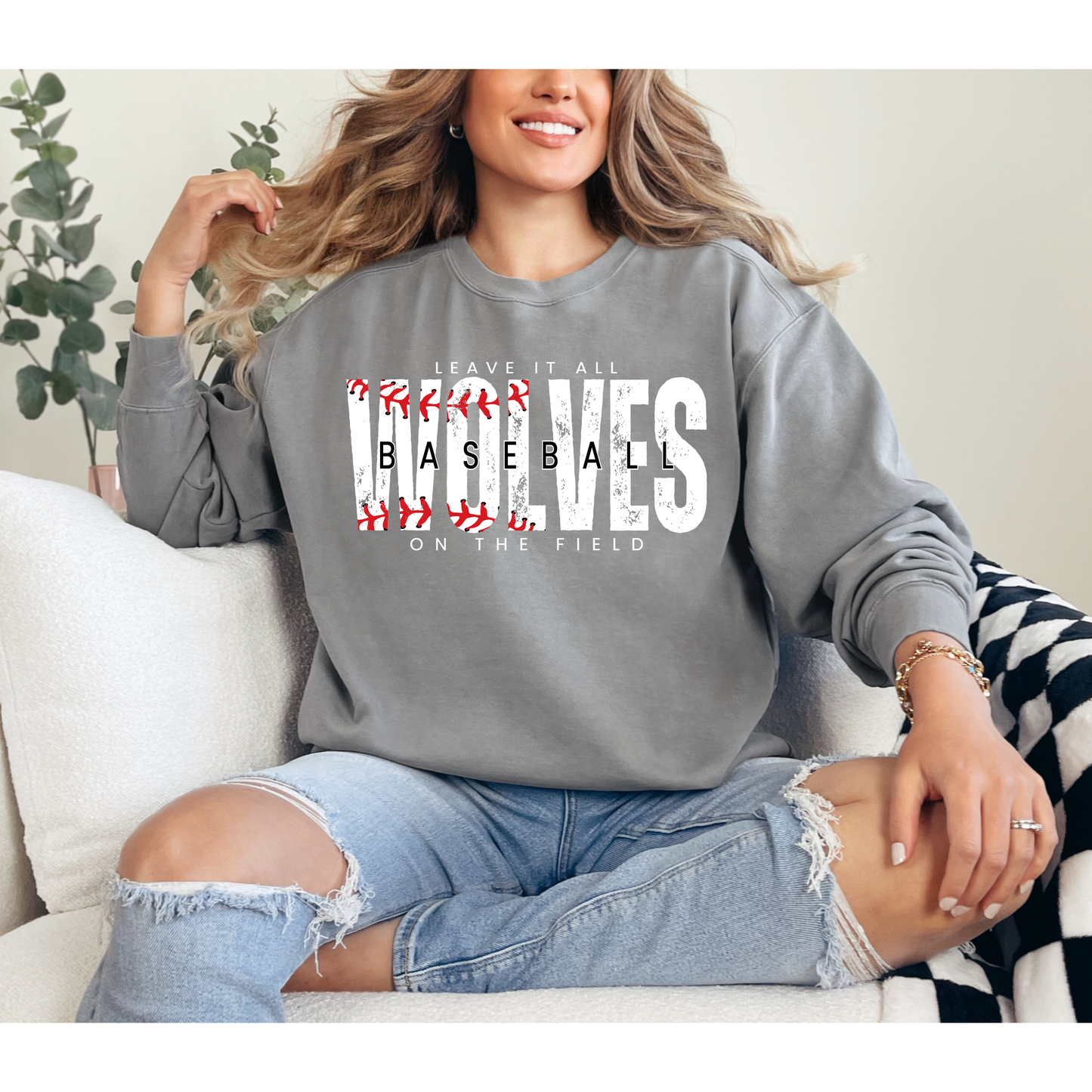 Crewneck Leave it on the….