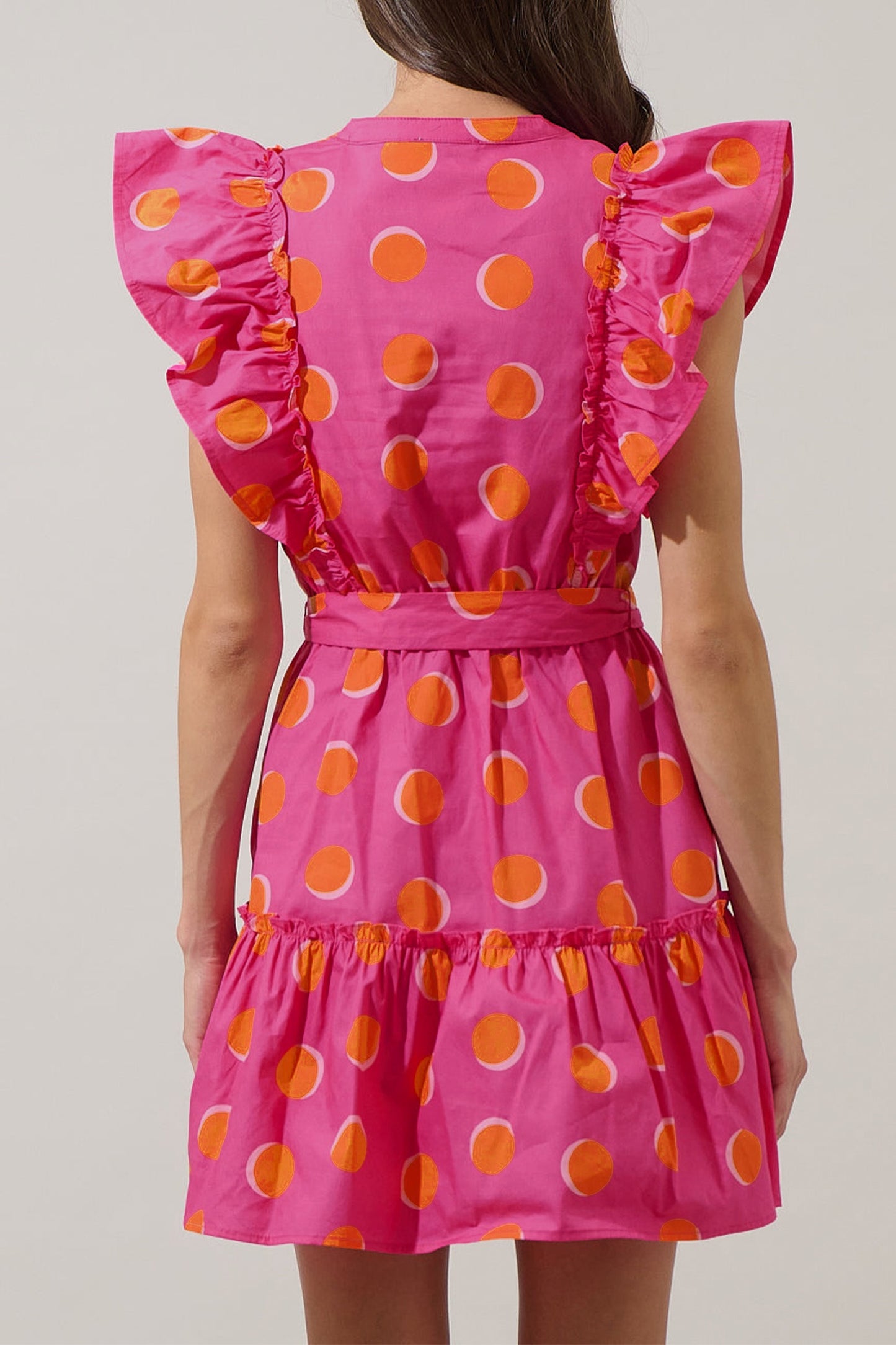 Rose Polka Dot Dress