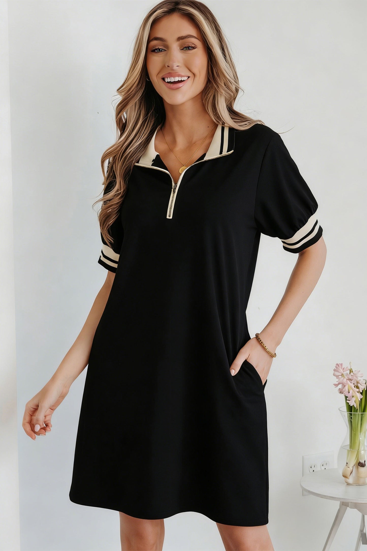 Black Preppy Dress