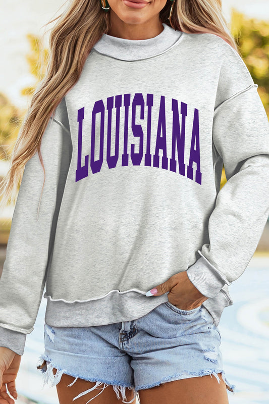 Reversible Louisiana/ TIGERS  pullover